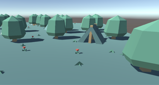 Environment Generation Plug-in<br><br> 
Skills: <br> - C# Programming <br> - Unity <br><br>
Brief: A personal project to experiment with Unity plug-ins <br>
A work in progress. An environment generation plugin for Unity that generates a grid map of a set size and populates it with trees, 
tents and a river that paths from one side of the map to the other. The grid size, denisty of trees and amount of rivers (max two) can all be
set in editor.